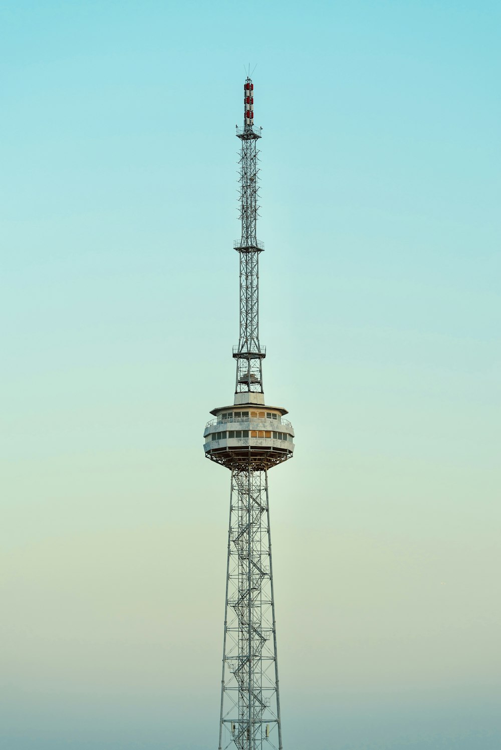 a tall metal tower