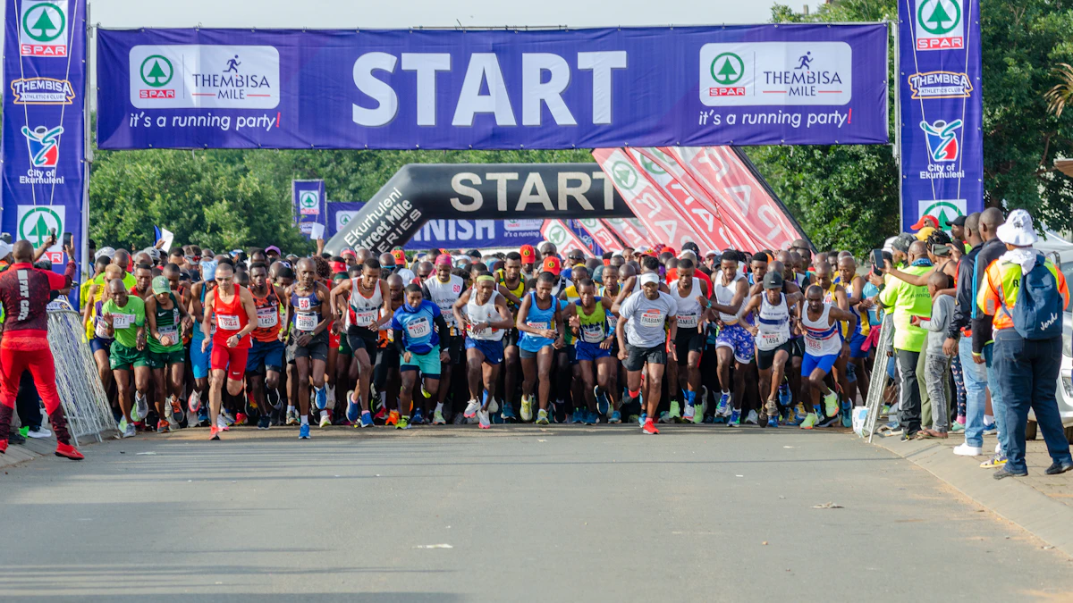 Finish line — 10 KM race 2024