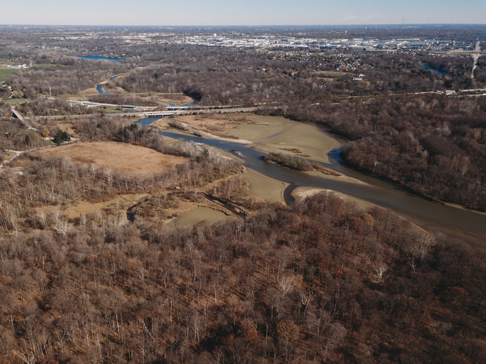 a river running through a valley