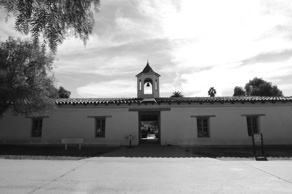 a building with a tower