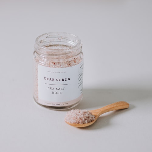 Sea salt scrub
