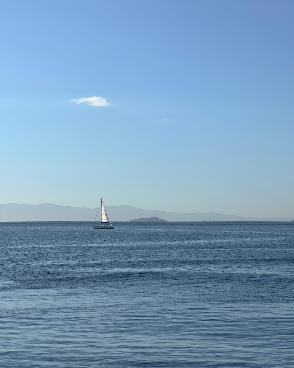 a sailboat on the water