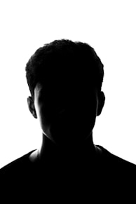 back of a man's head