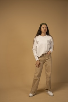 a person posing for a picture