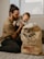 a man holding a baby