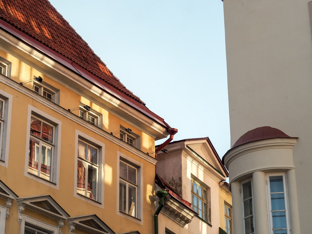 a row of buildings