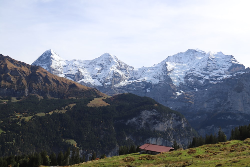 a house in the mountains