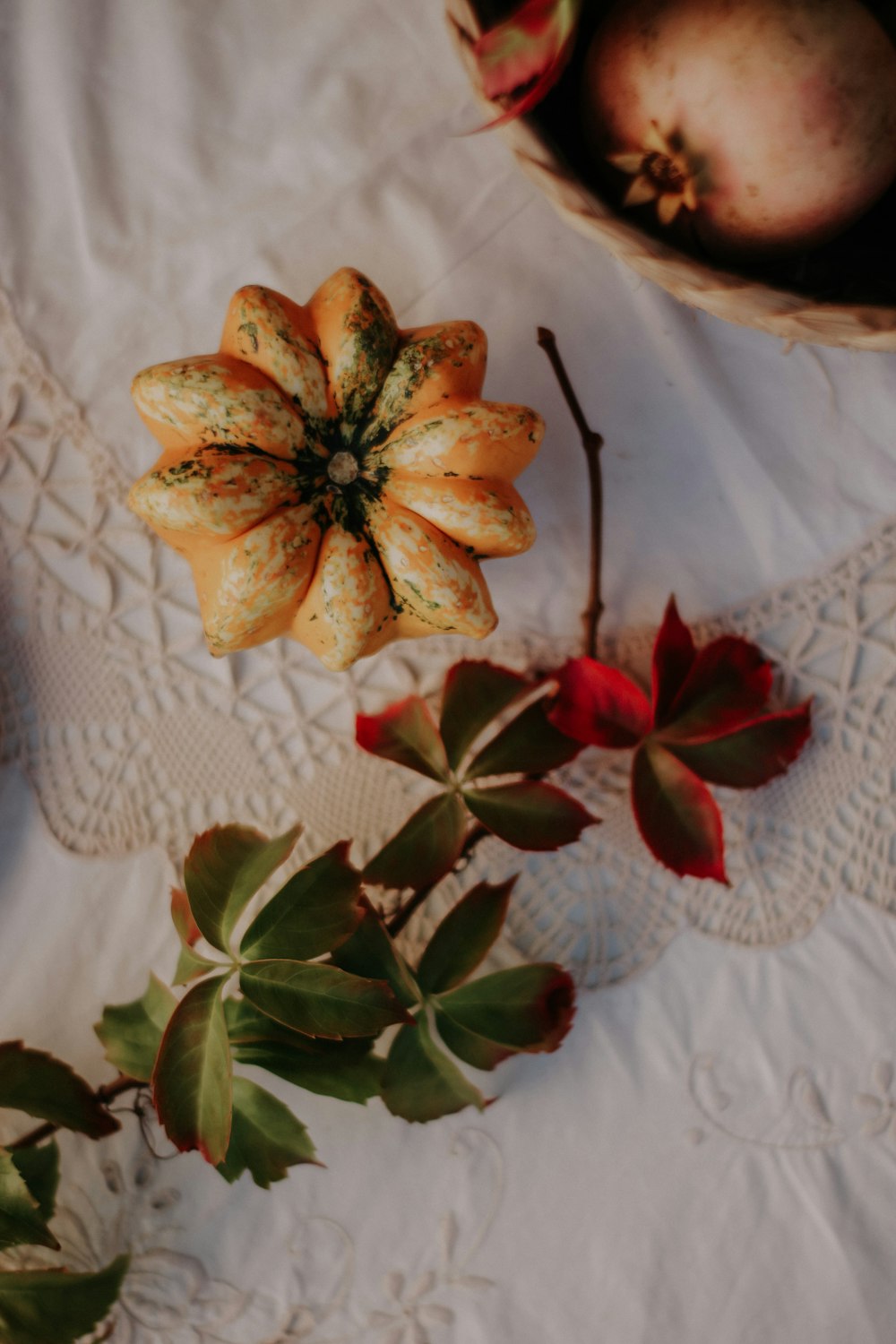 a plate of fruit