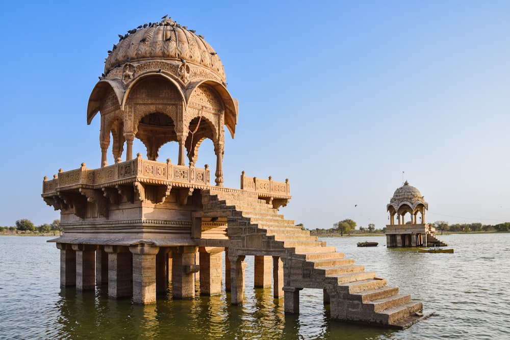 a building on the water