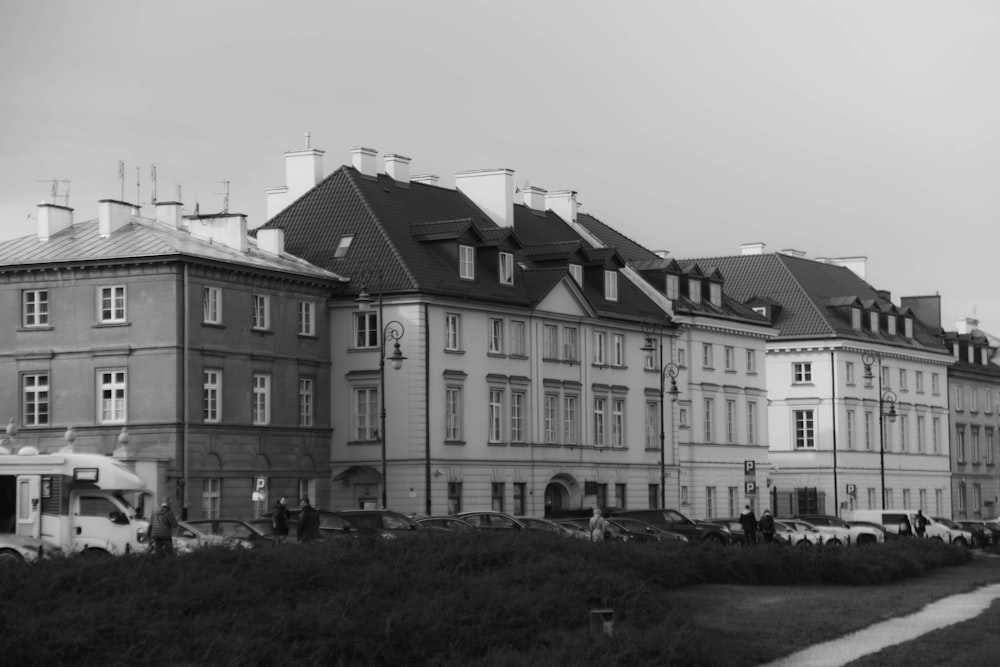 a row of buildings