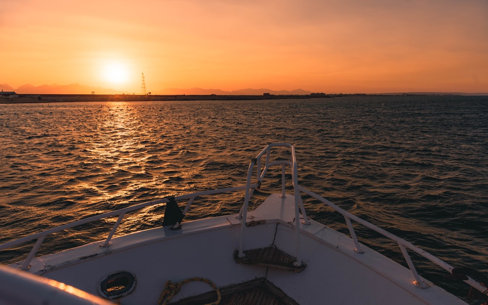 a boat on the water