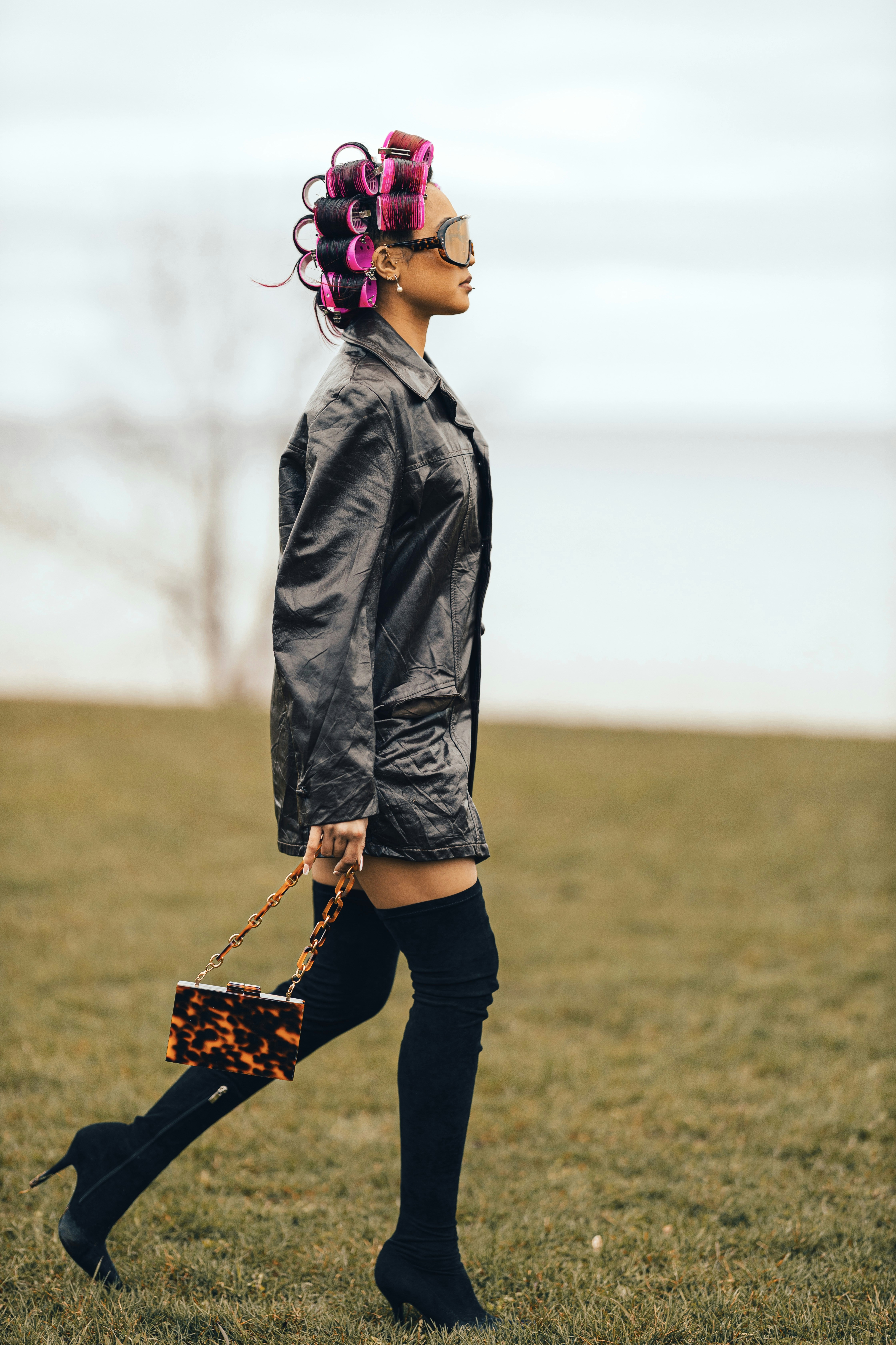 a person with a flower crown