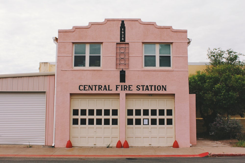 a building with a sign on it