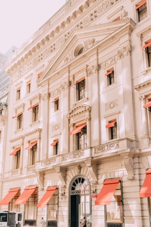 a building with many windows