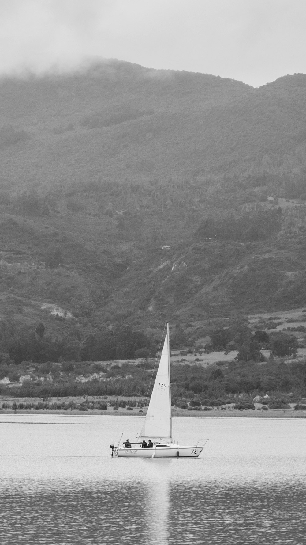 a sailboat on the water