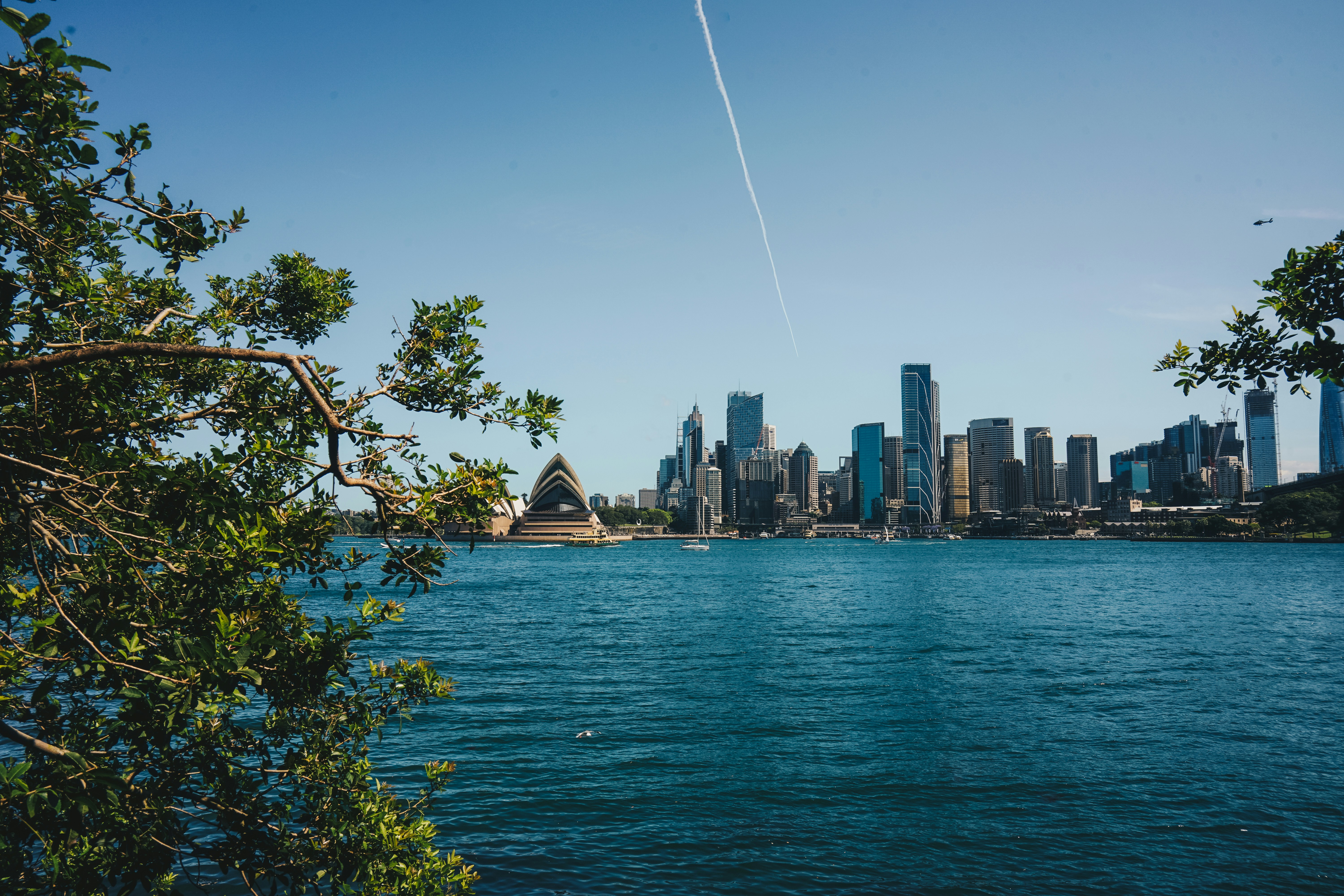 A city skyline across a body of water photo – Free Australian landscape ...