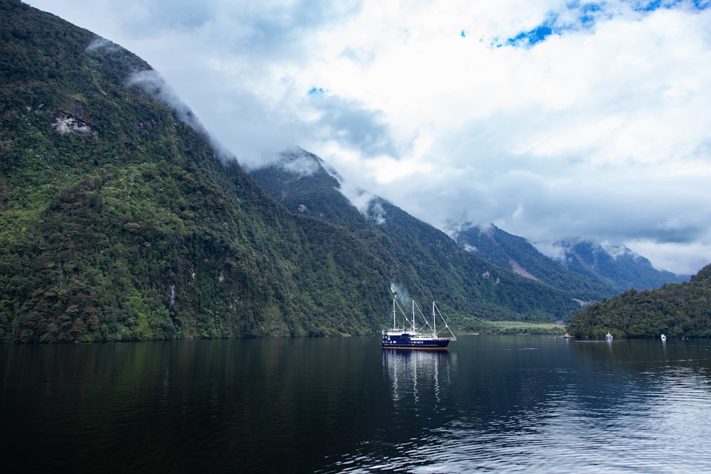 a boat on the water