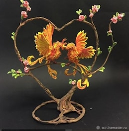 An artistic representation of love intertwined with nature.