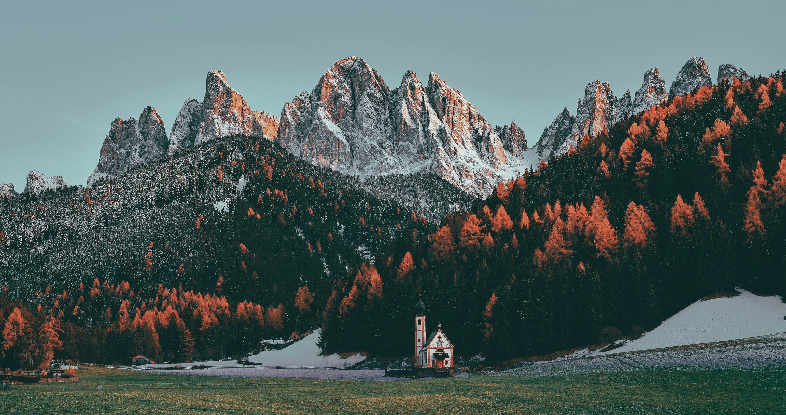 House in front of a mountain