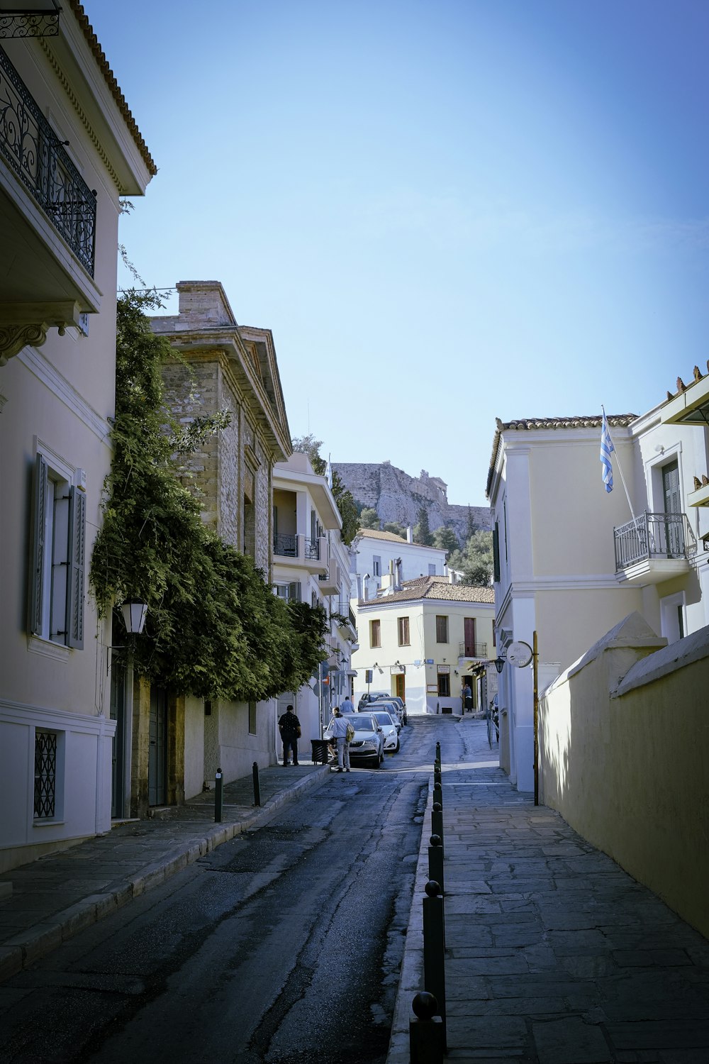 a street with buildings on both sides