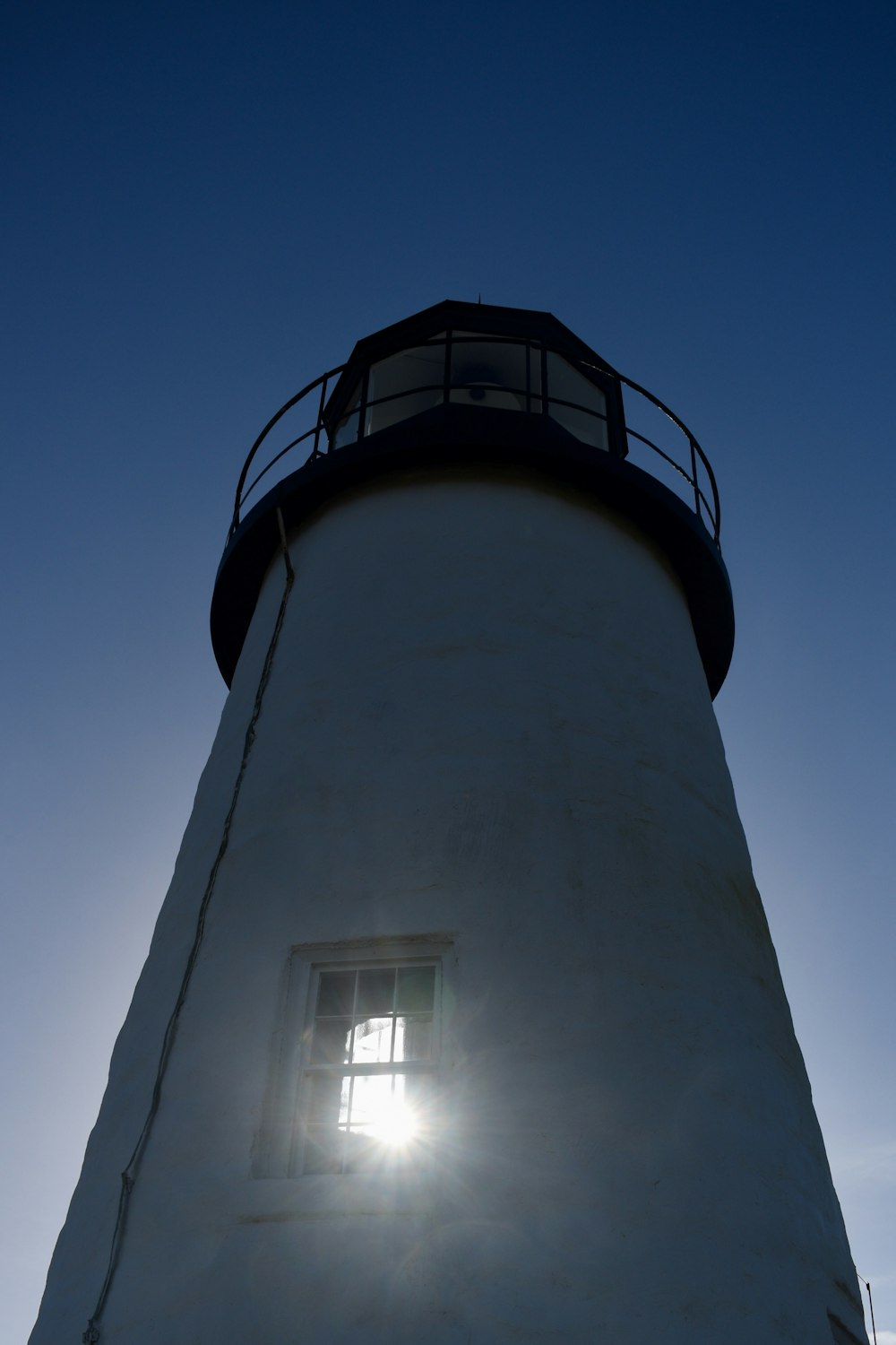 a large white tower