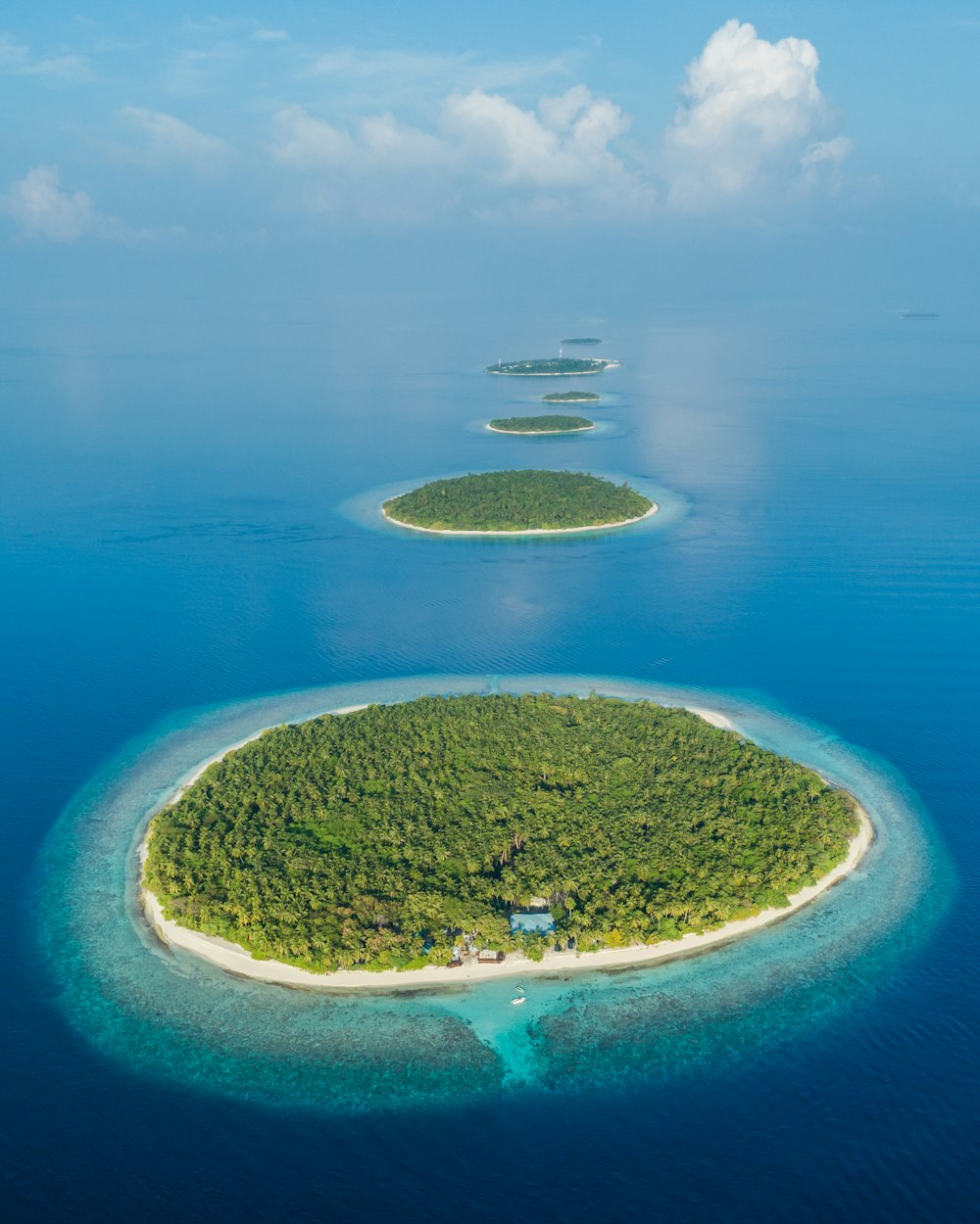 an island with many islands
