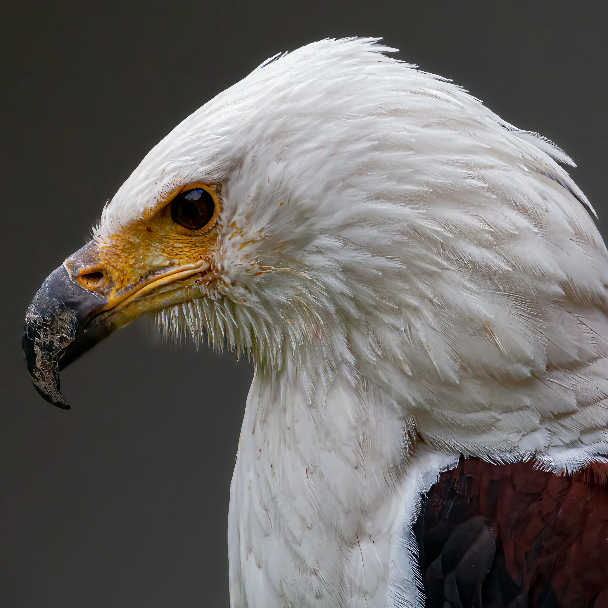 Bald eagle in flight