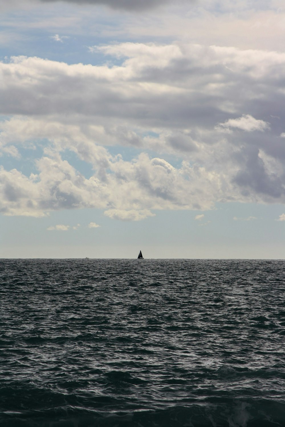 a sailboat in the ocean