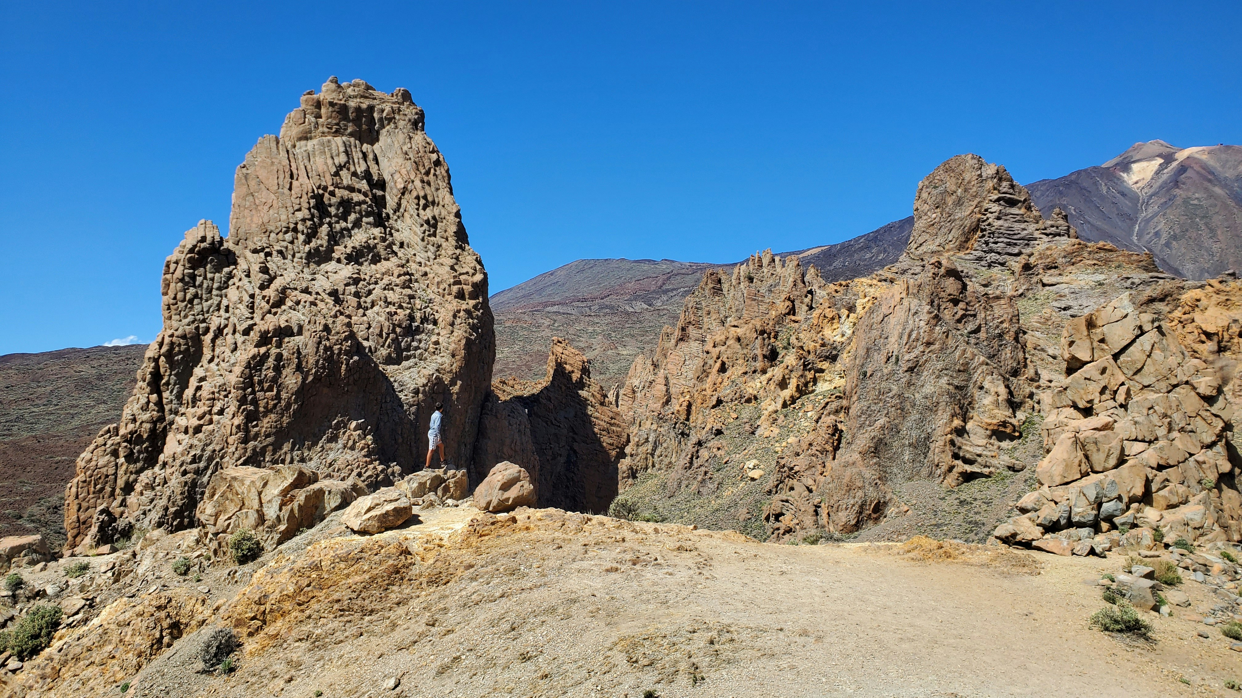 cool rock formations on Mount Teide
