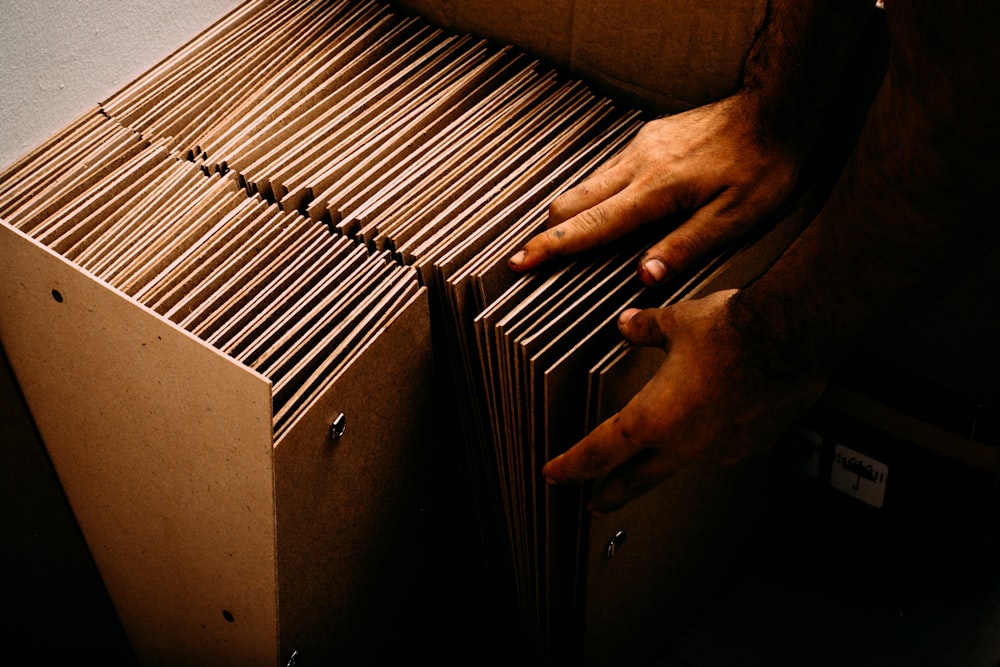 a person playing a piano