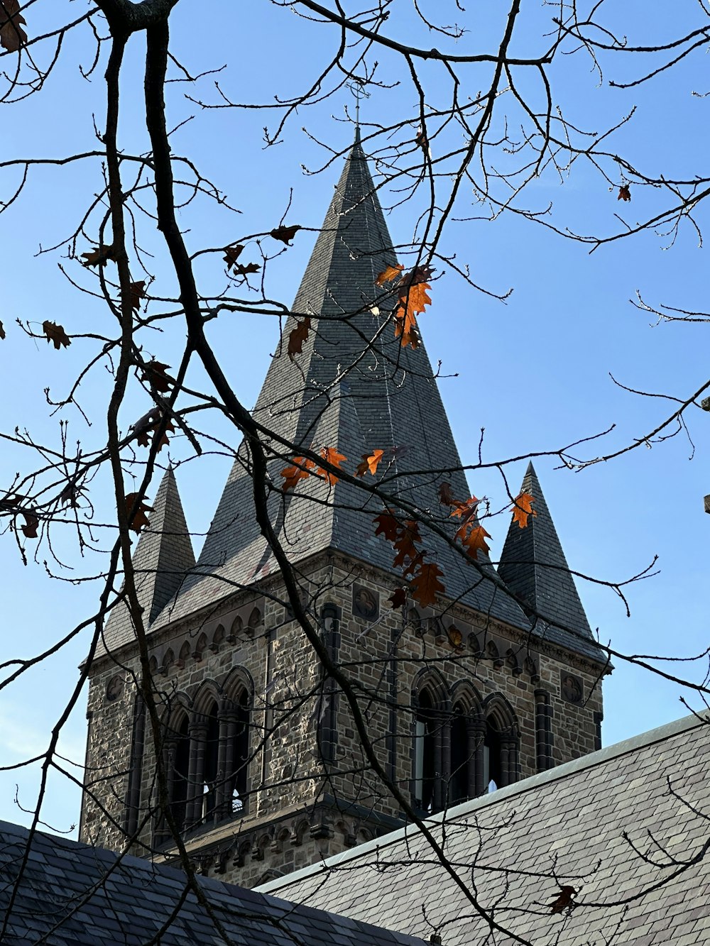 a building with a steeple