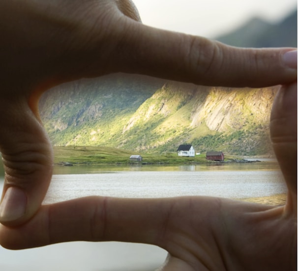 A picturesque landscape showcasing available real estate properties.