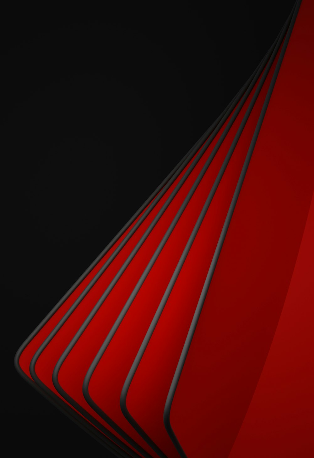 a red and black background