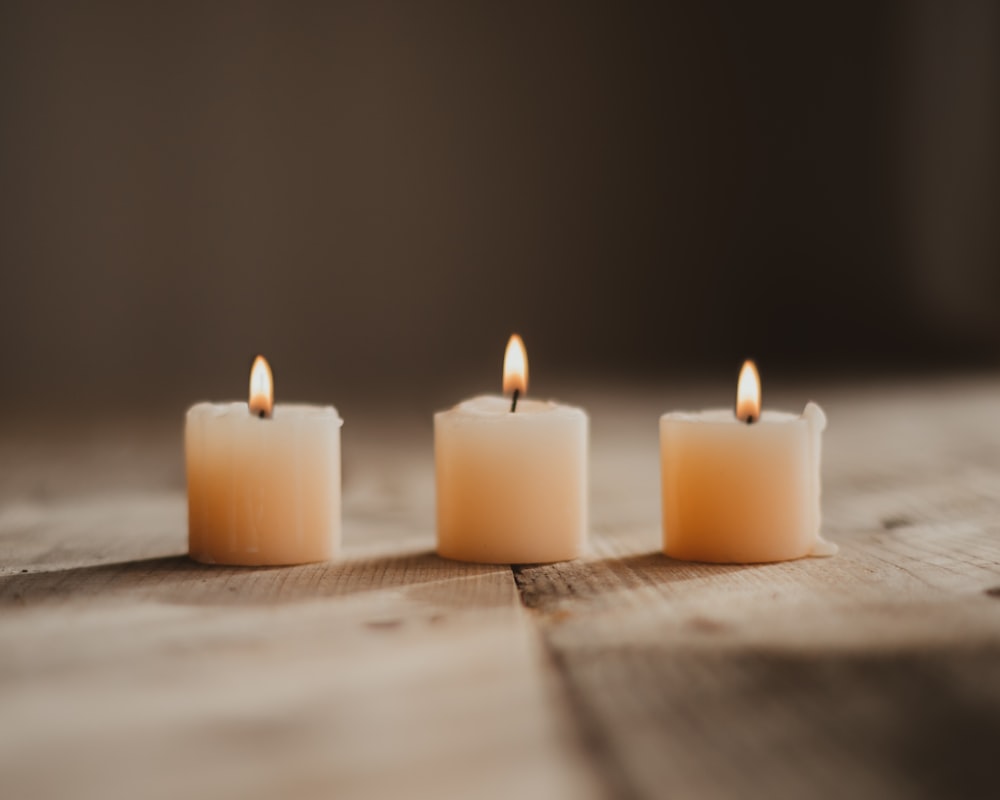a group of candles