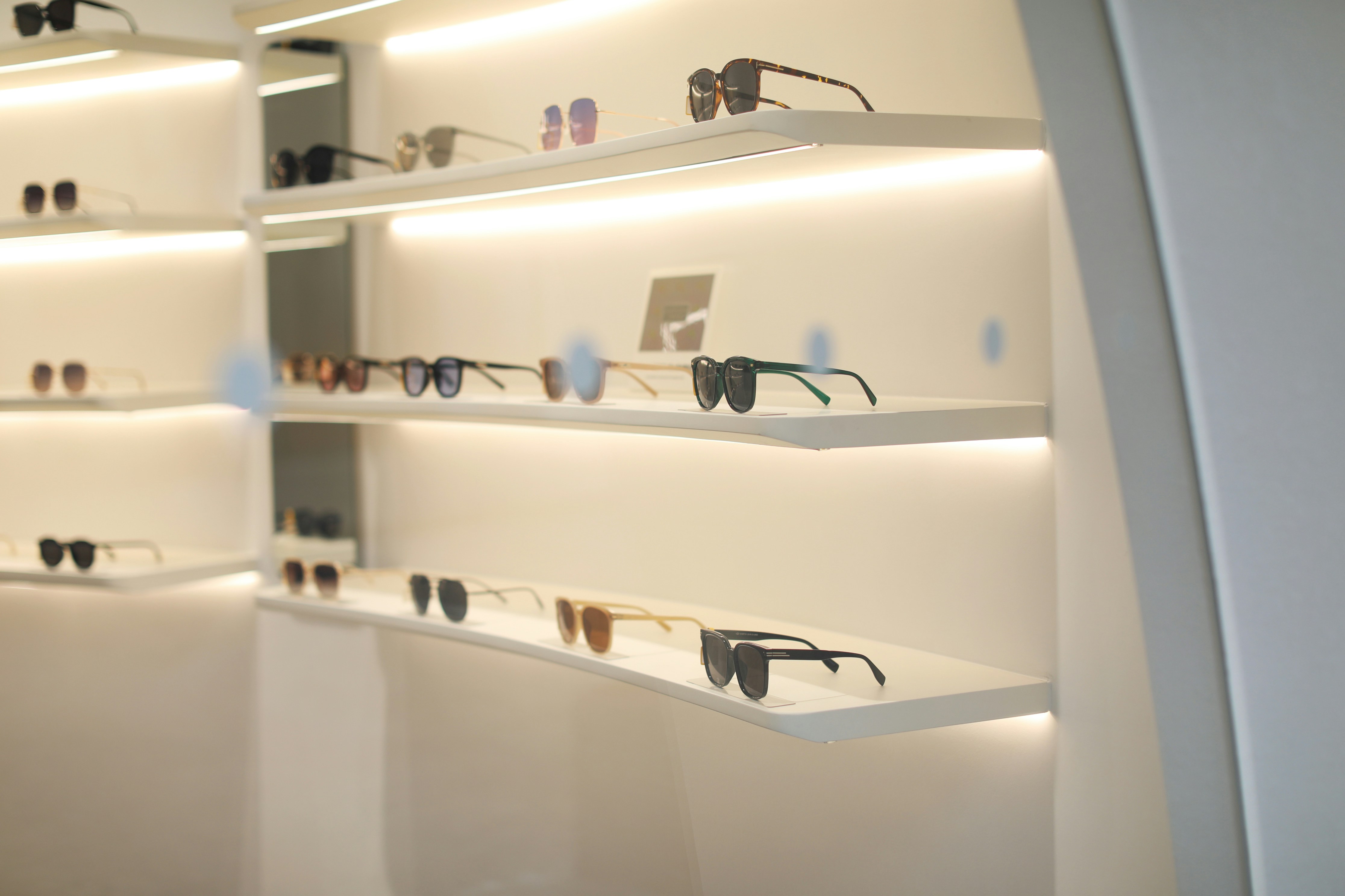 Luxury eyewear store display