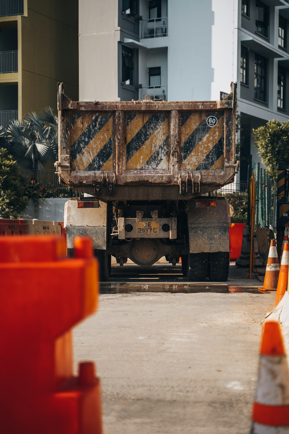 a large truck with a large load