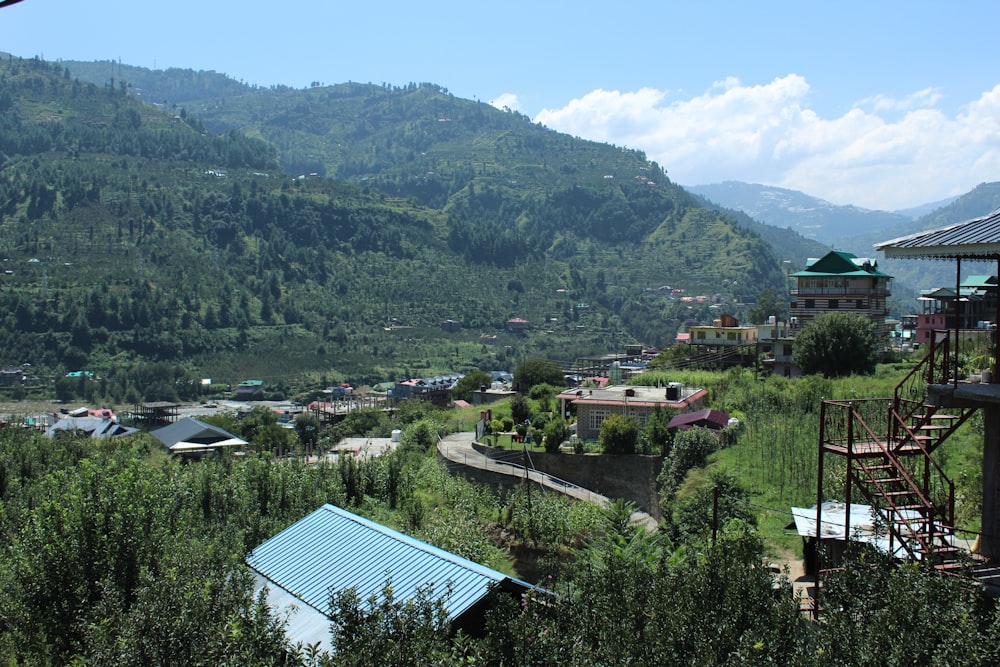 a town in the mountains