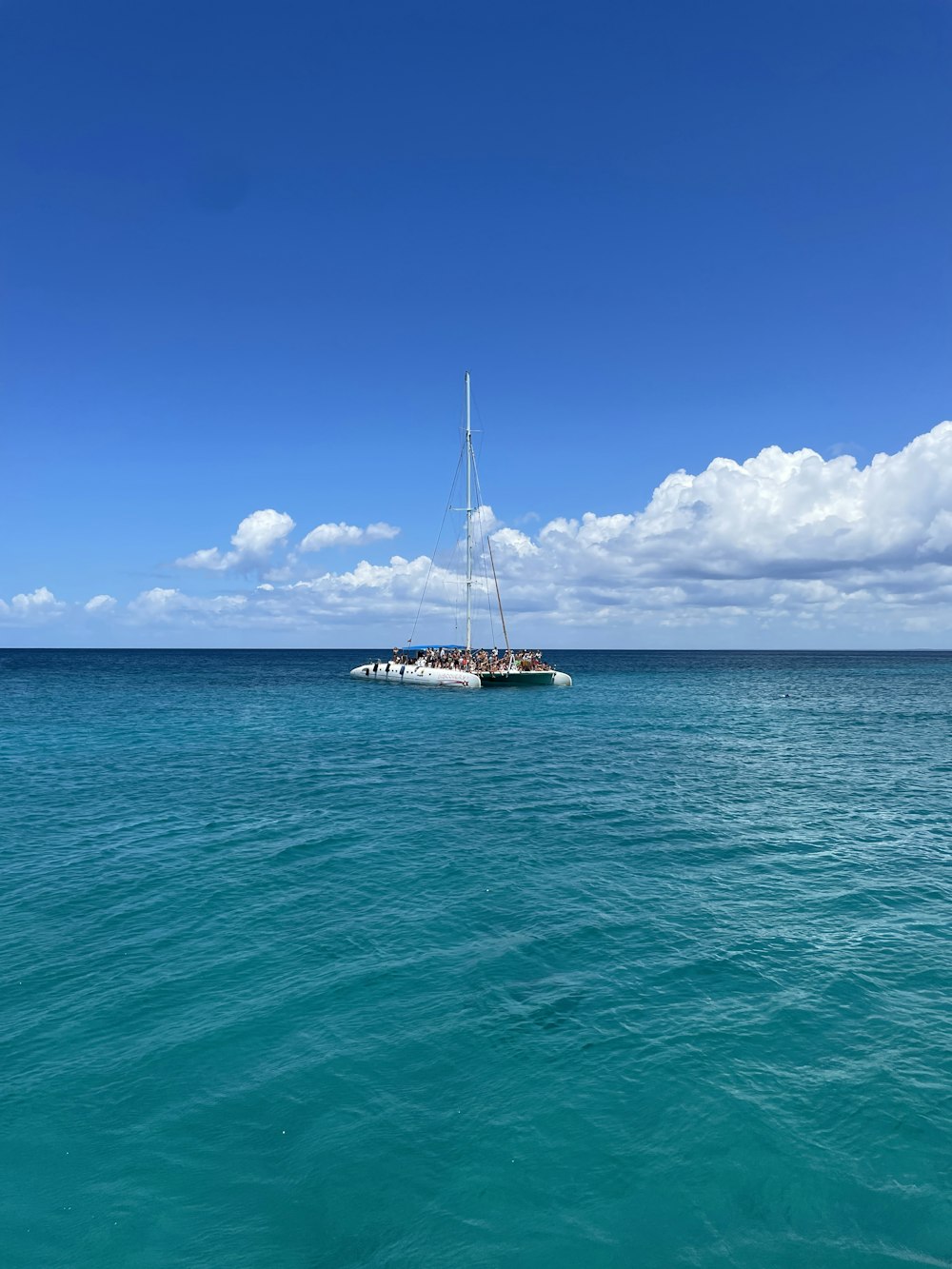 a boat in the water