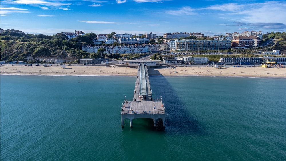 a bridge over a body of water