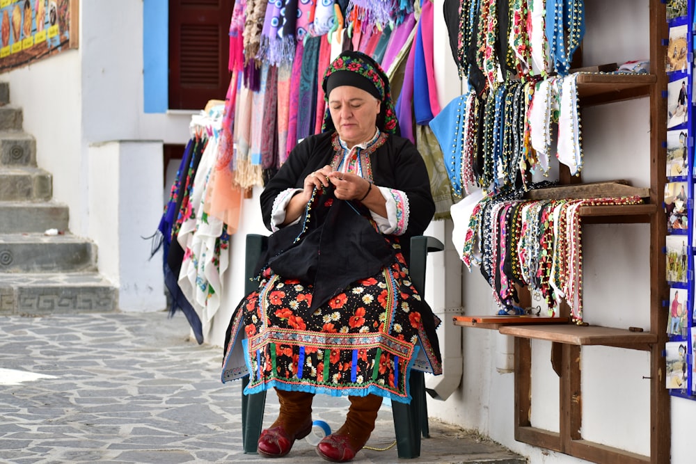 a person in traditional dress