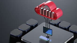 Network of servers, clients in distributed setup.