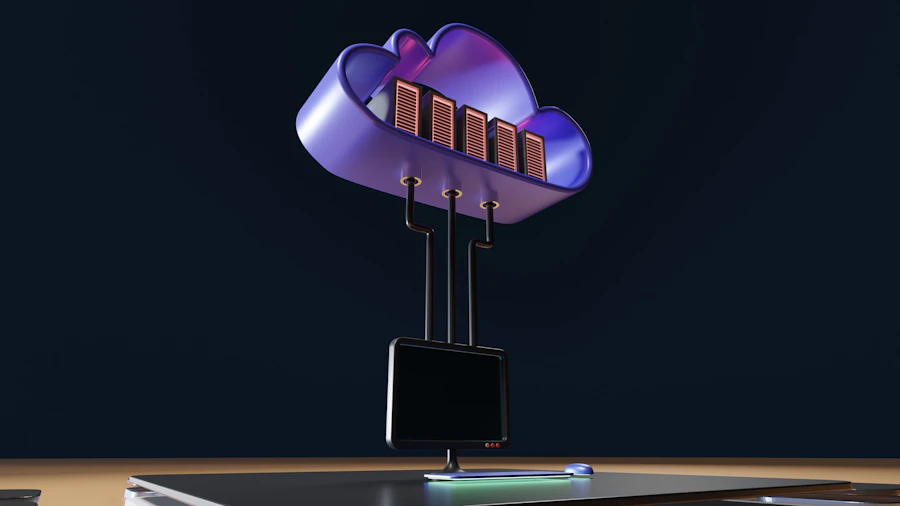 Cloud infrastructure environment displayed on a developer workstation