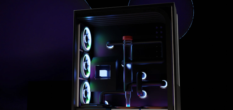 a rectangular electronic device