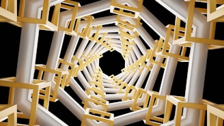 a group of white stairs