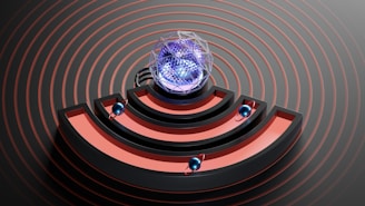 a colorful circle with a circle in the center