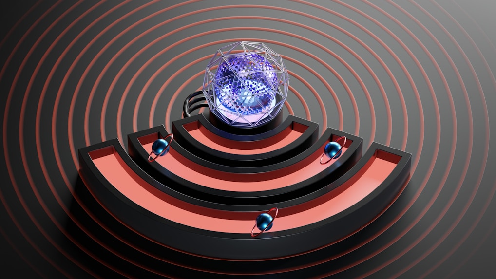 a colorful circle with a circle in the center