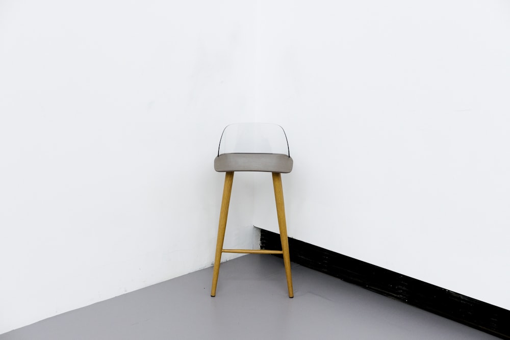 a chair on a table