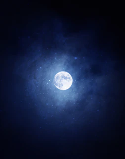 A mystical moon phase chart painted on weathered wood, glowing faintly in the dim light.