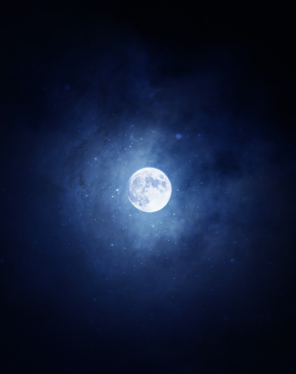 空の月