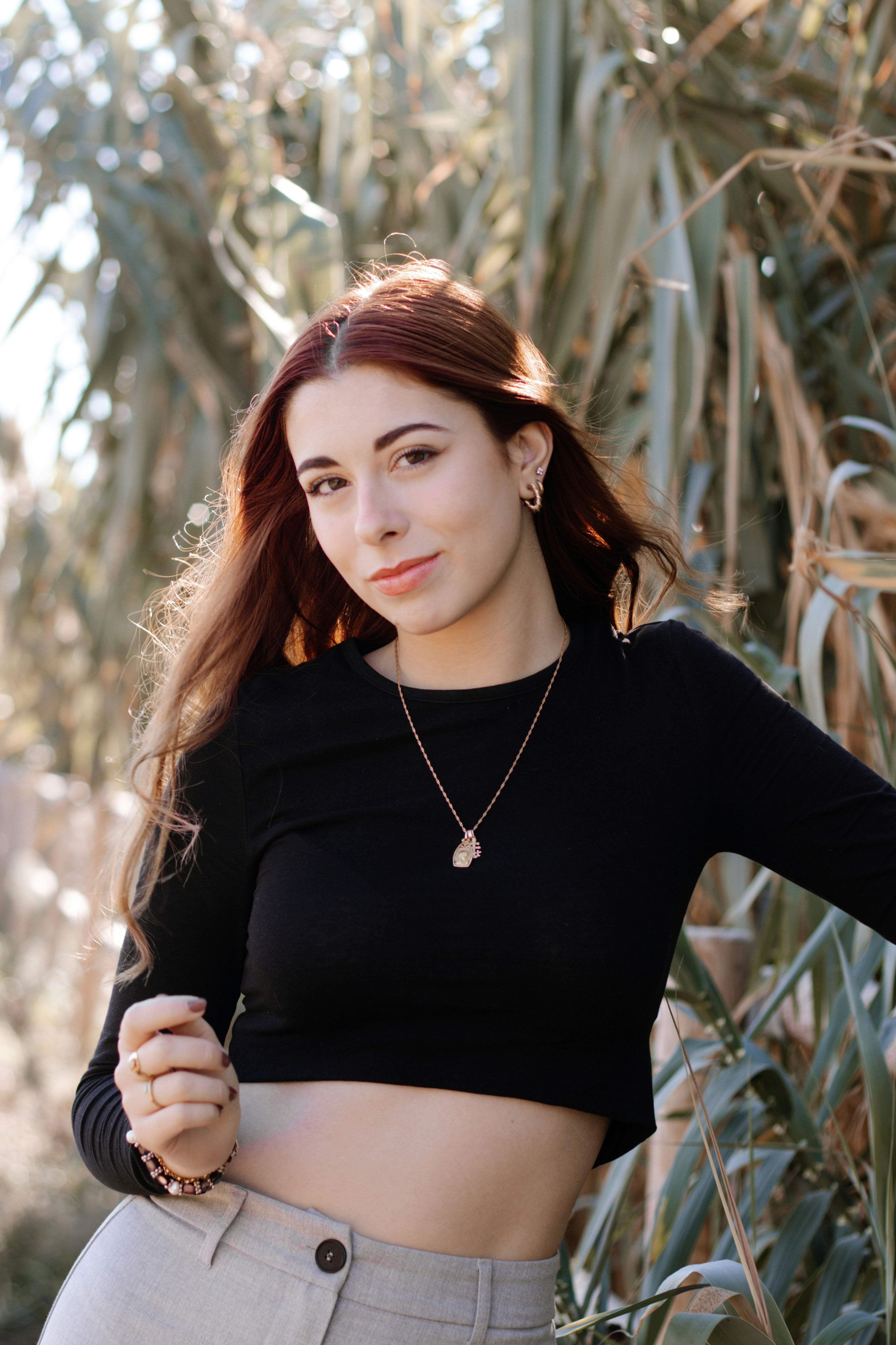 a woman posing for a picture